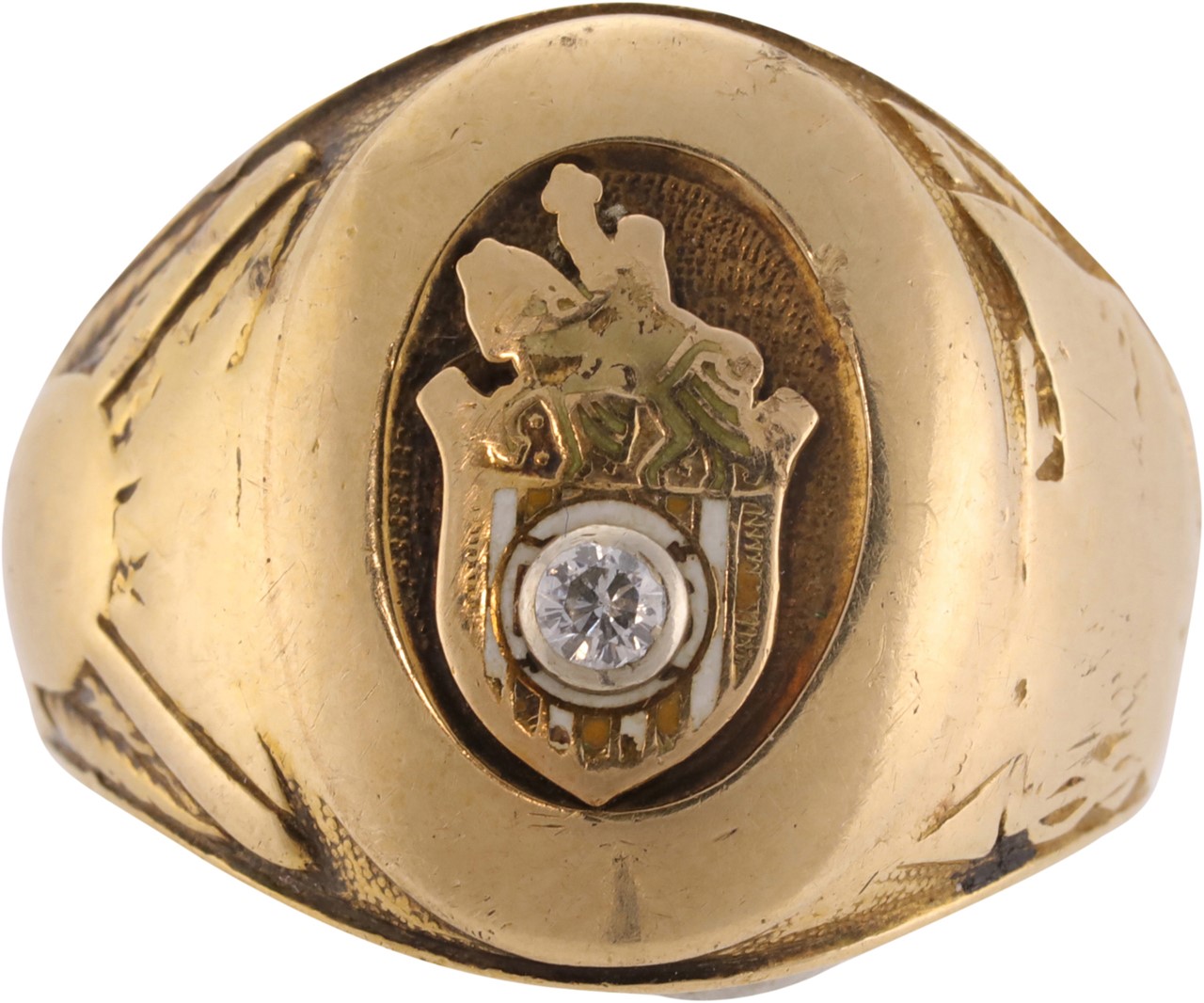 - 1944 St. Louis Browns American League Championship Ring Presented to Outfielder Gene Moore (Family Provenance)