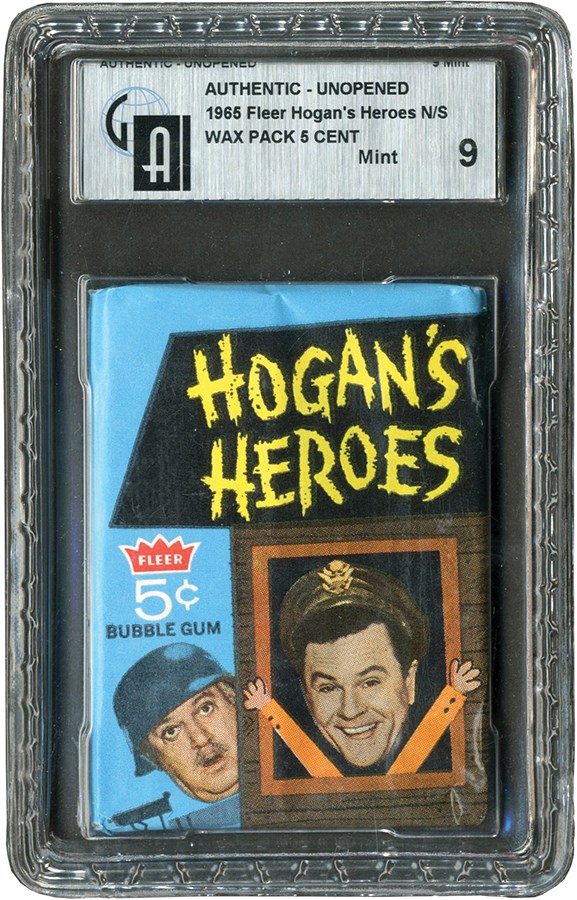 - 1965 Fleer Hogan's Heroes Unopened Wax Pack GAI MINT 9