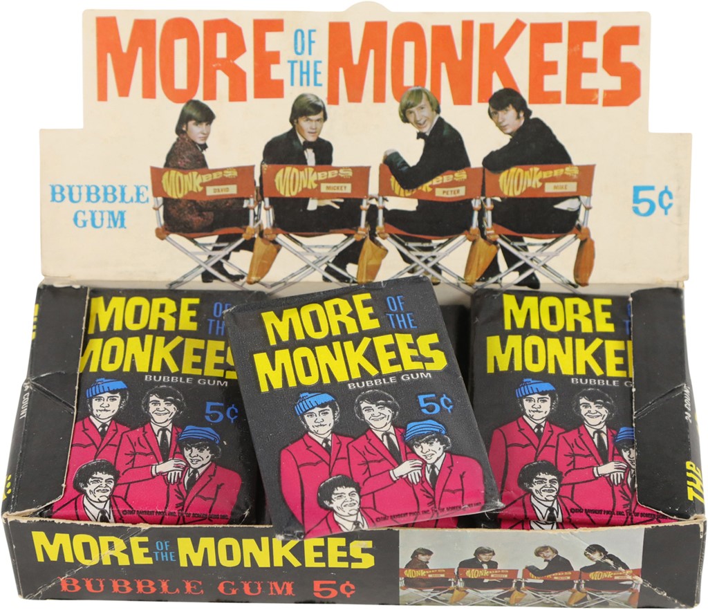 - 1967 Donruss "More of the Monkees" Unopened Wax Box