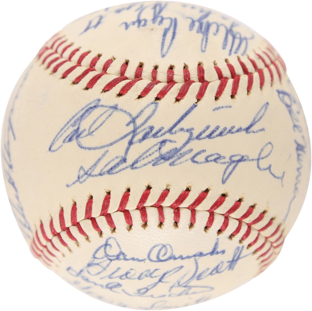 High Grade 1966 Boston Red Sox Team-Signed Baseball (PSA)