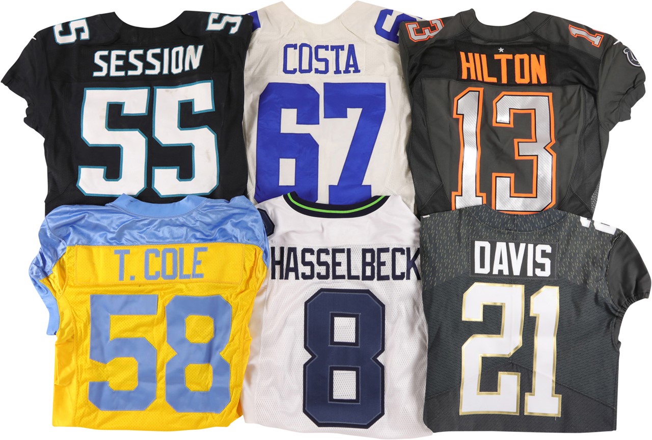 - NFL Stars Game Worn & Issued Jersey Collection (14)