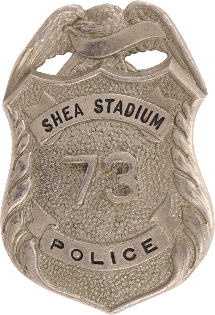 Shea Stadium New York Mets Police Badge