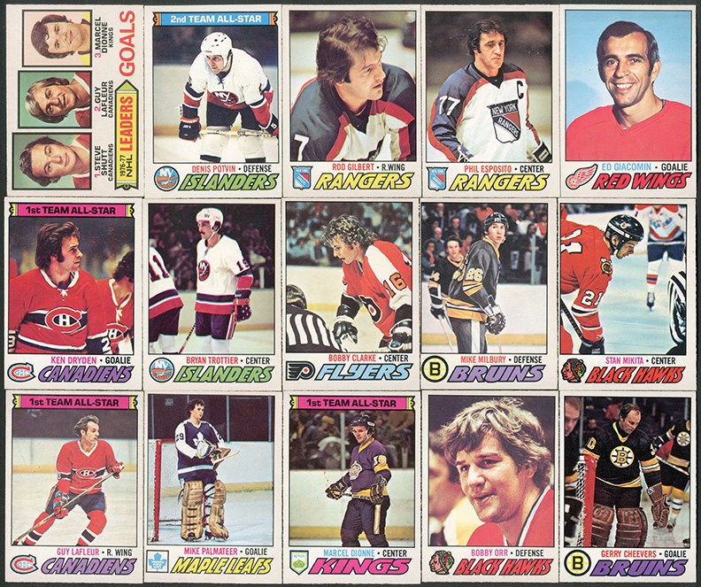 Hockey Cards - 1977-78 O-Pee-Chee Hockey Near Set w/ Inserts (416)