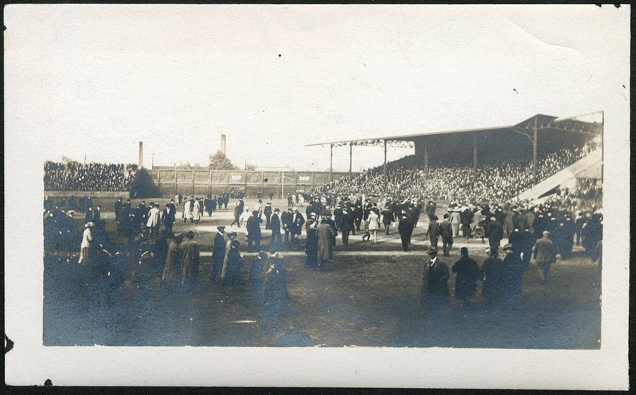 Ty Cobb and Detroit Tigers - Circa 1907 Detroit Tigers Bennett Park Original Photograph