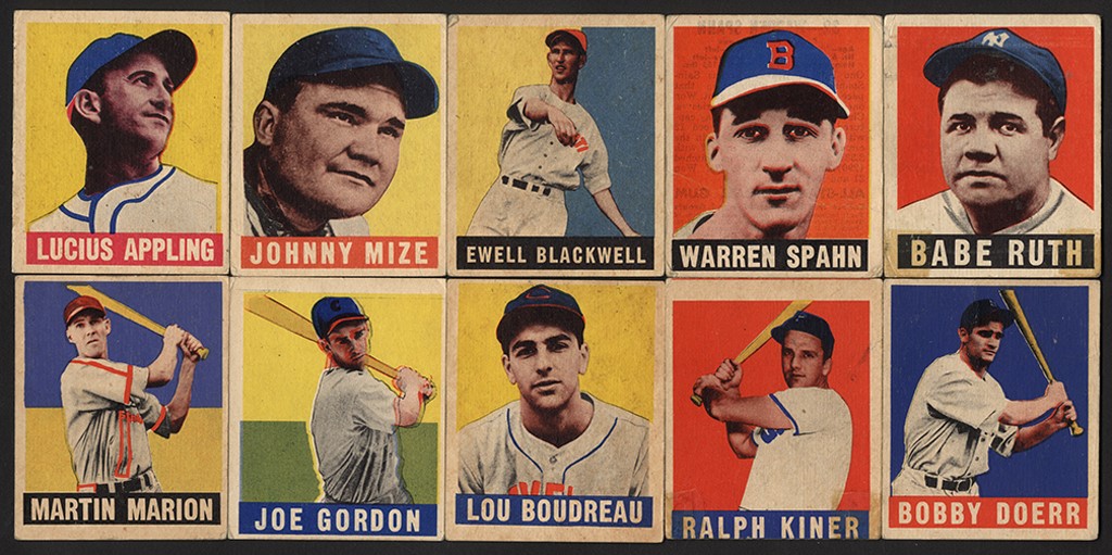- 1948-49 Leaf Baseball Collection w/Babe Ruth (41)