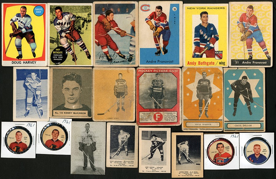- 1933-1995 NHL and Minor League Hockey Card Collection