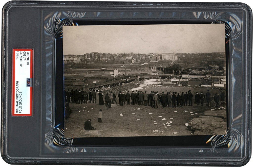 The Brown Brothers Collection - Early View of the Polo Grounds from Coogan's Bluff (PSA Type I)