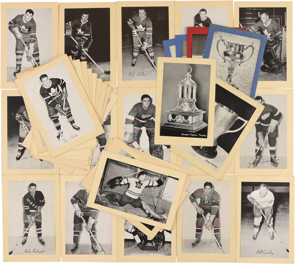 1937-1964 Bee Hive Hockey Photo Card Collection (201)