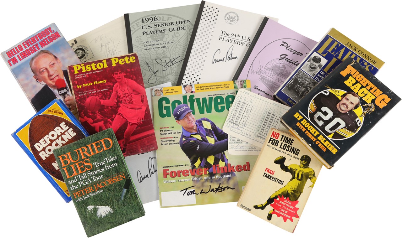 - Collection of Signed Books, Programs, & More (57)