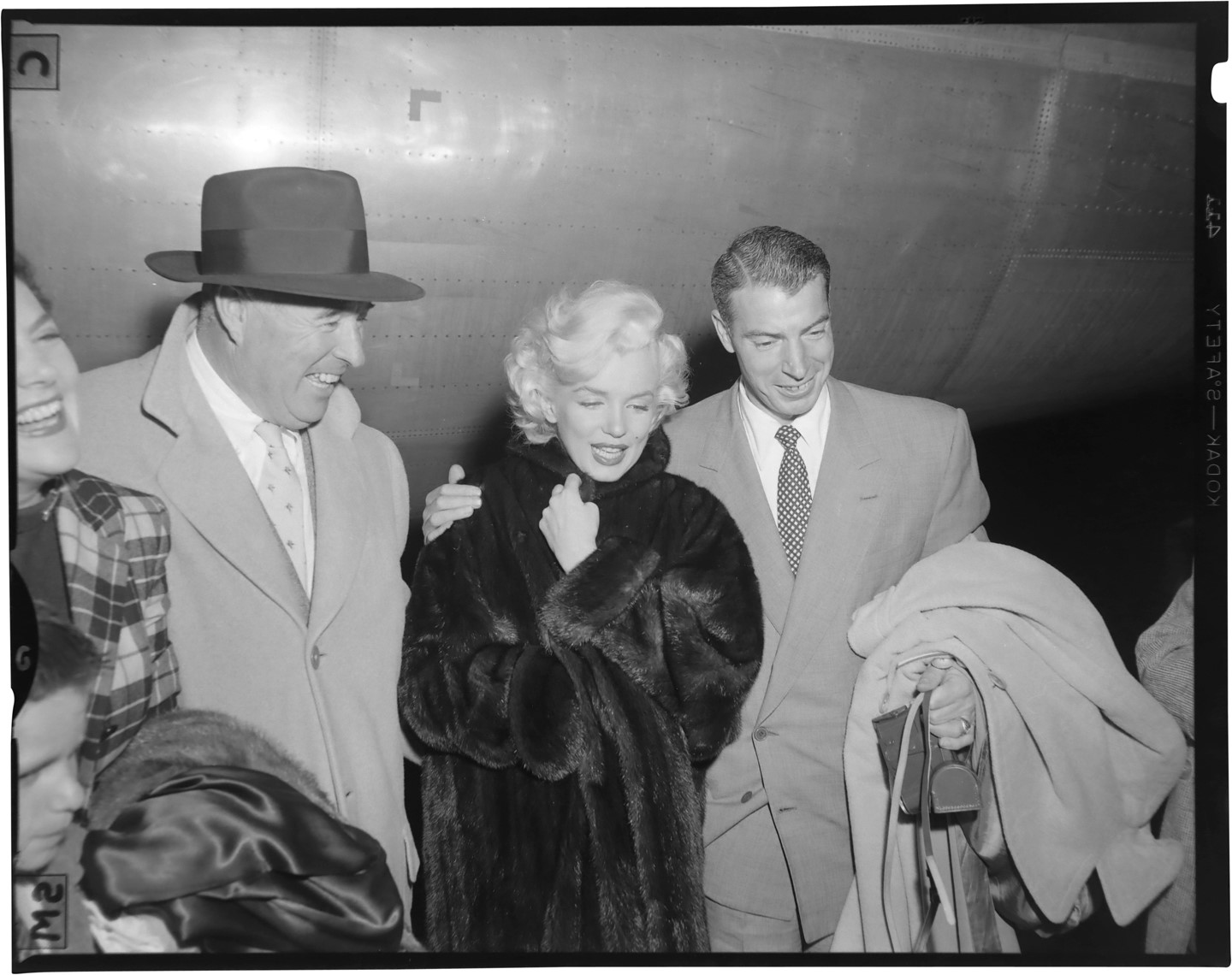 - Joe DiMaggio with Marilyn Monroe Negative