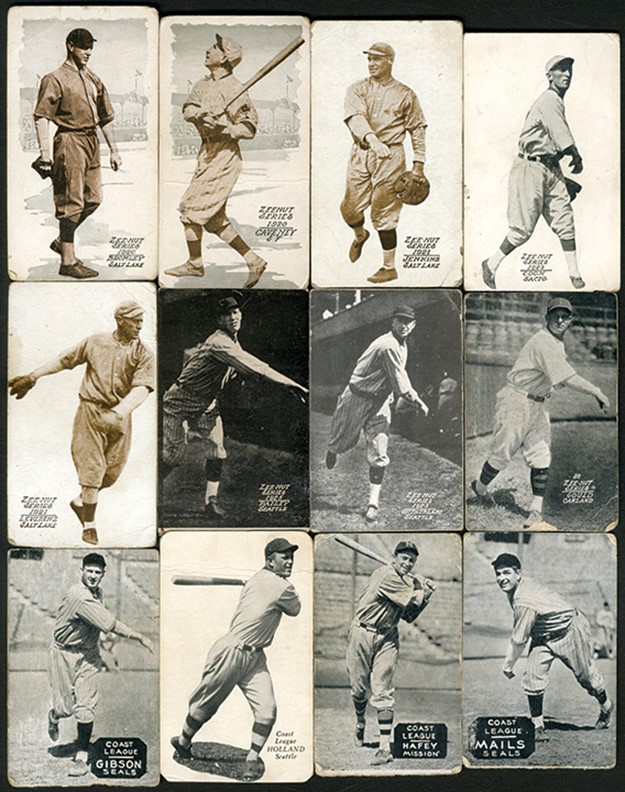 - 1915-1933 Zeenut PCL Baseball Card Collection (45)