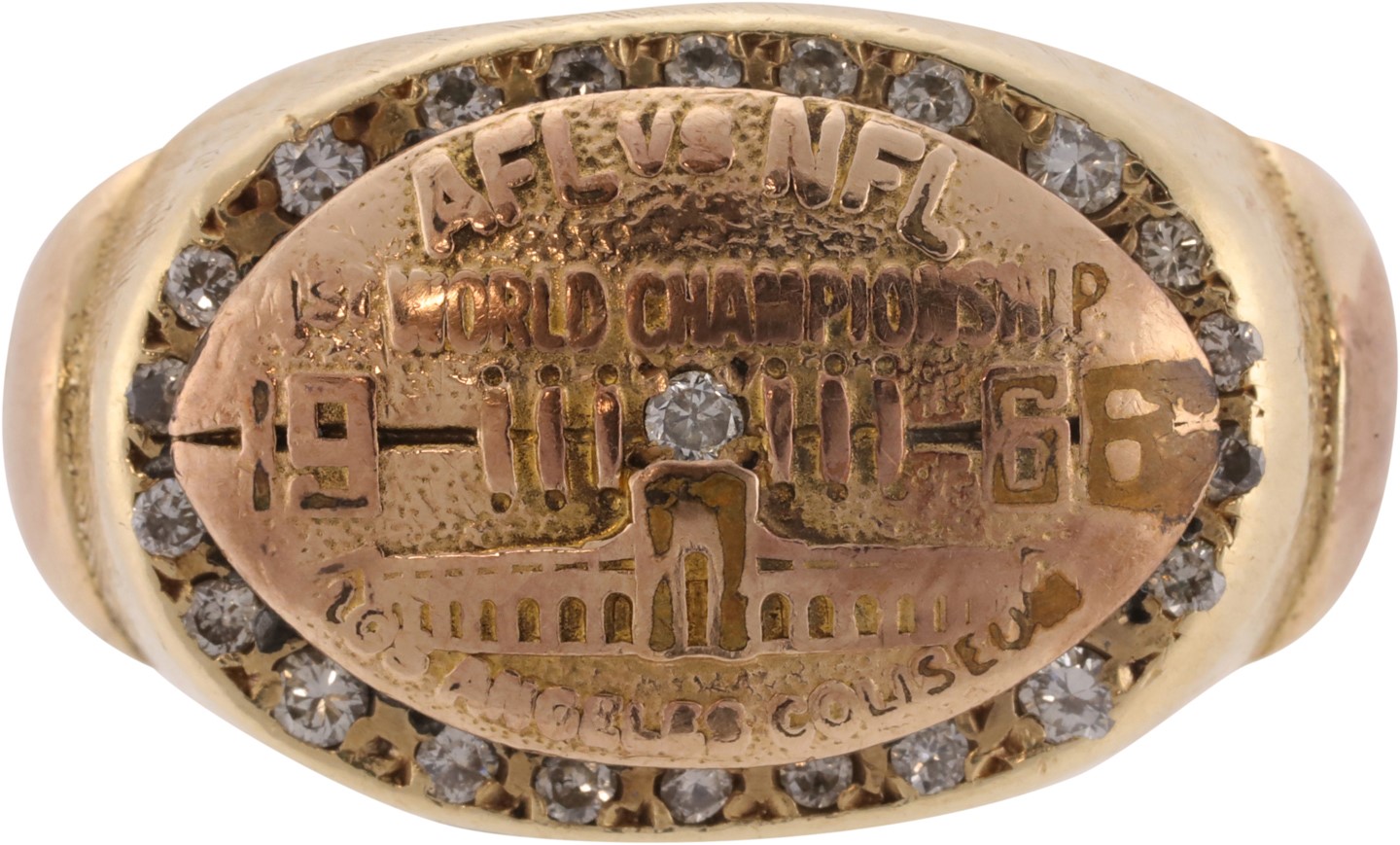 - AFL vs. NFL First World Championship Super Bowl I Ring