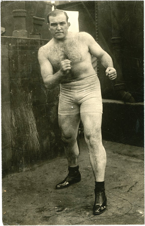 The Brown Brothers Collection - Jim Jeffries Boxing Type I Photograph