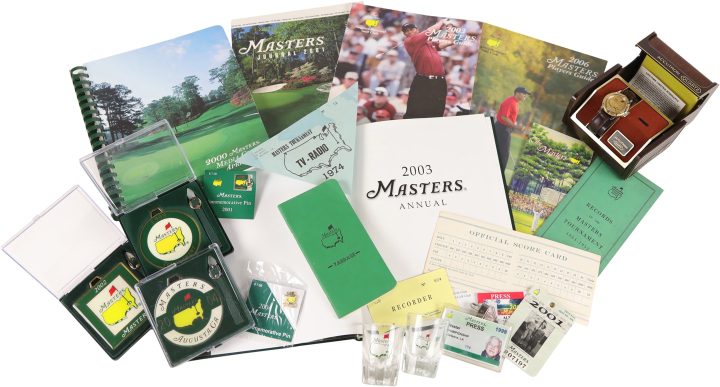- Augusta National Masters Golf Memorabilia Collection