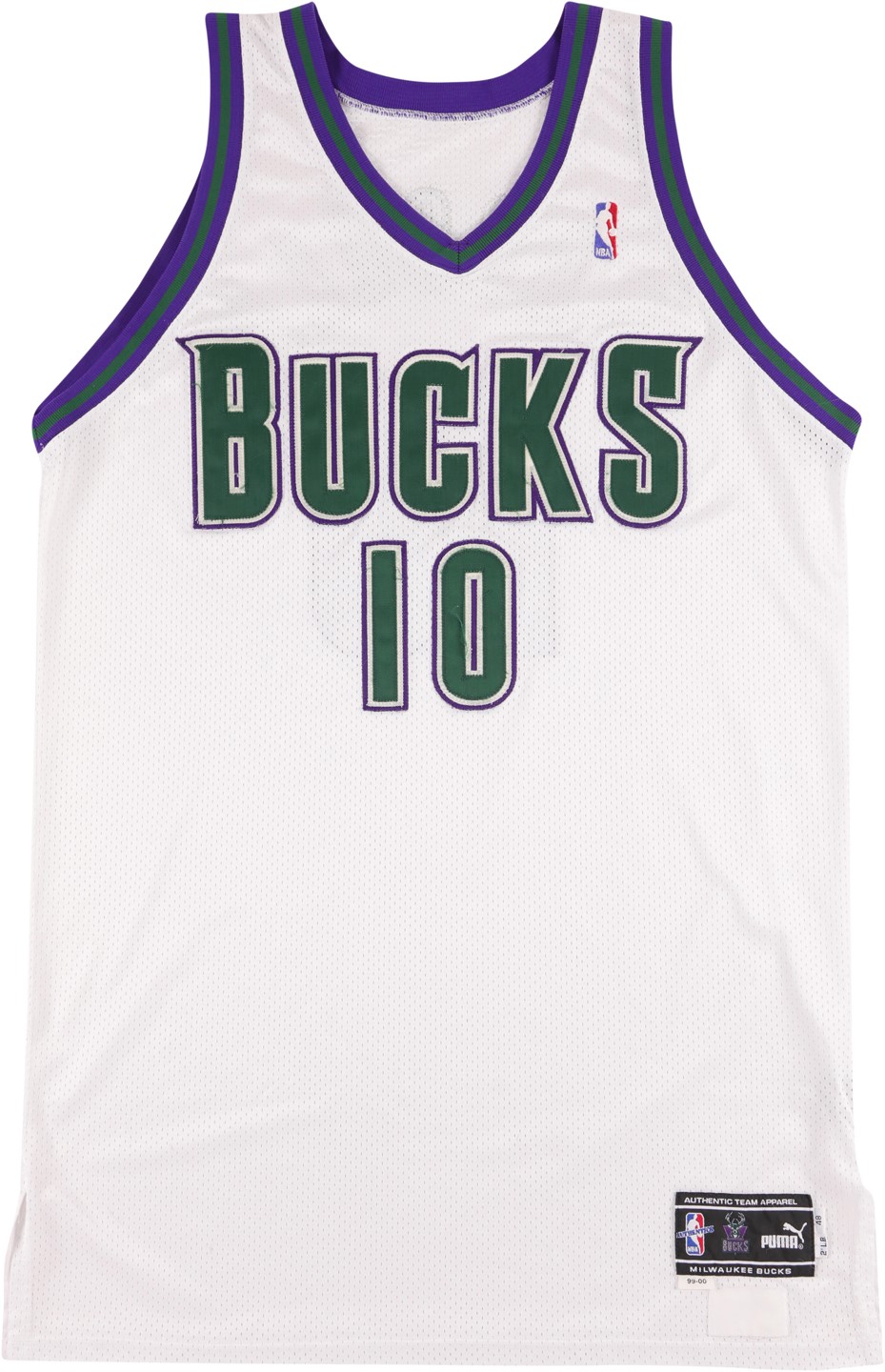 1999-2000 Sam Cassell Milwaukee Bucks Game Worn Jersey (Photo-Matched to Multiple Games)