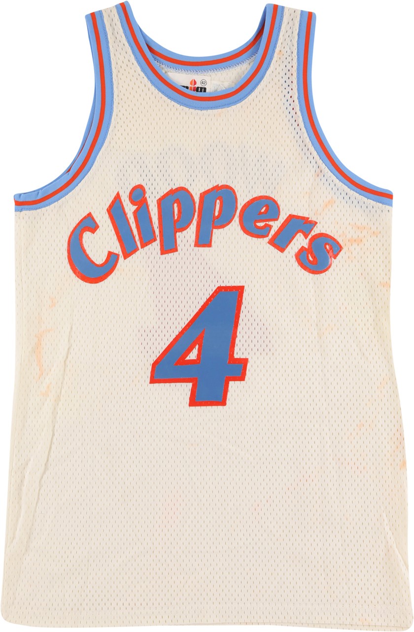 - Circa 1982 Al Wood San Diego Clippers Rookie Era Game Worn Jersey