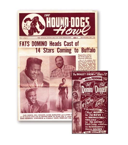 Fats Domino Concert Brochure 1957