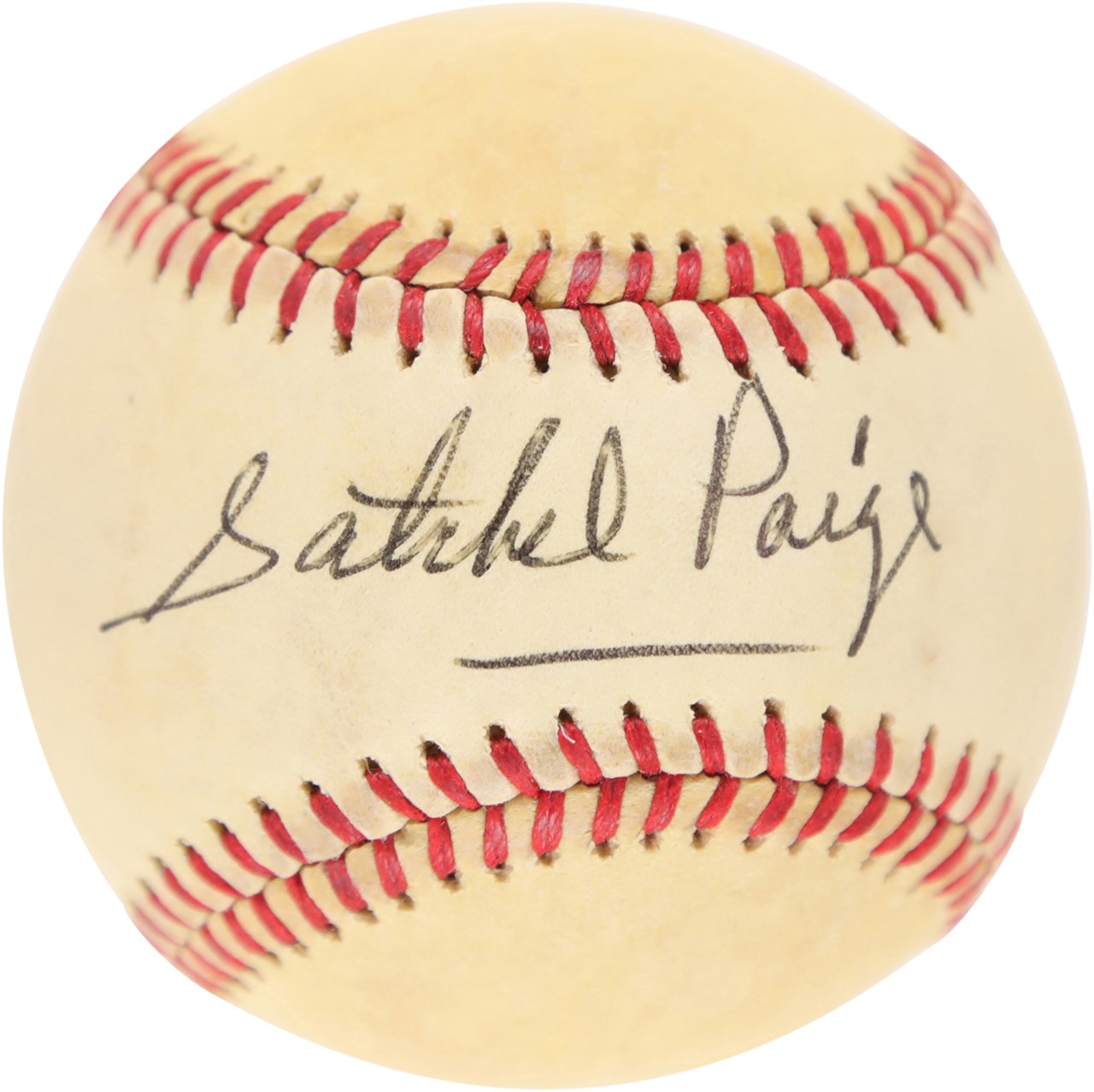- Satchel Paige Single-Signed Baseball (PSA)