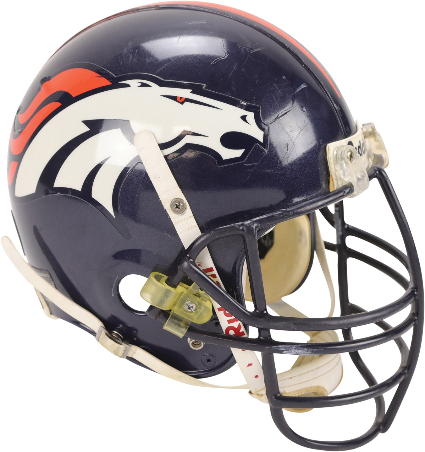 - 1999 Bill Romanowski Denver Broncos Game Worn Helmet (Photo-Matched)