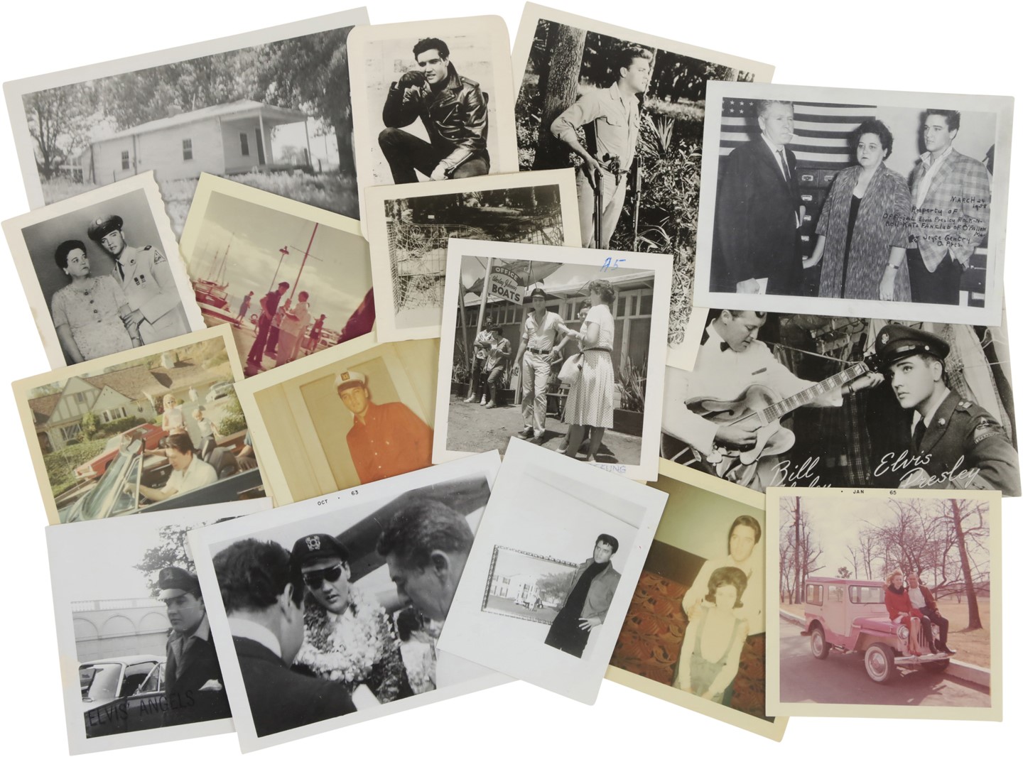 Elvis Presley Original Photographs Sent to Elvis Fan Club (225+)