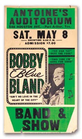 Posters and Handbills - 1972 Bobby "Blue"Bland Concert Poster (17 x 30.5")