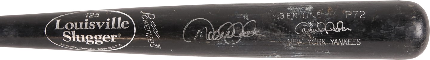 2003 Derek Jeter World Series New York Yankees Signed Game Used Bat (PSA GU 10)