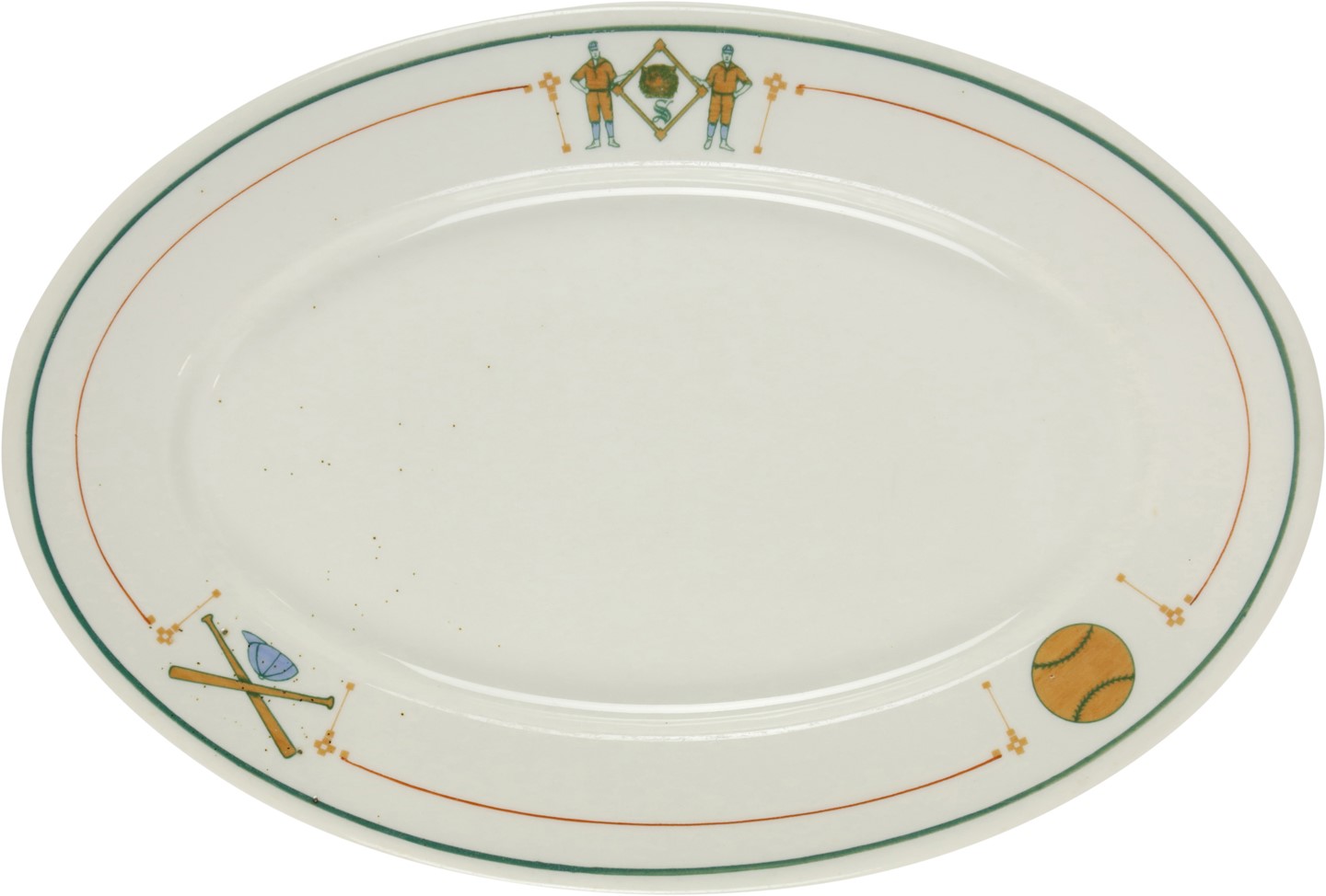 Early 20th Century Detroit Tigers Serving Plate