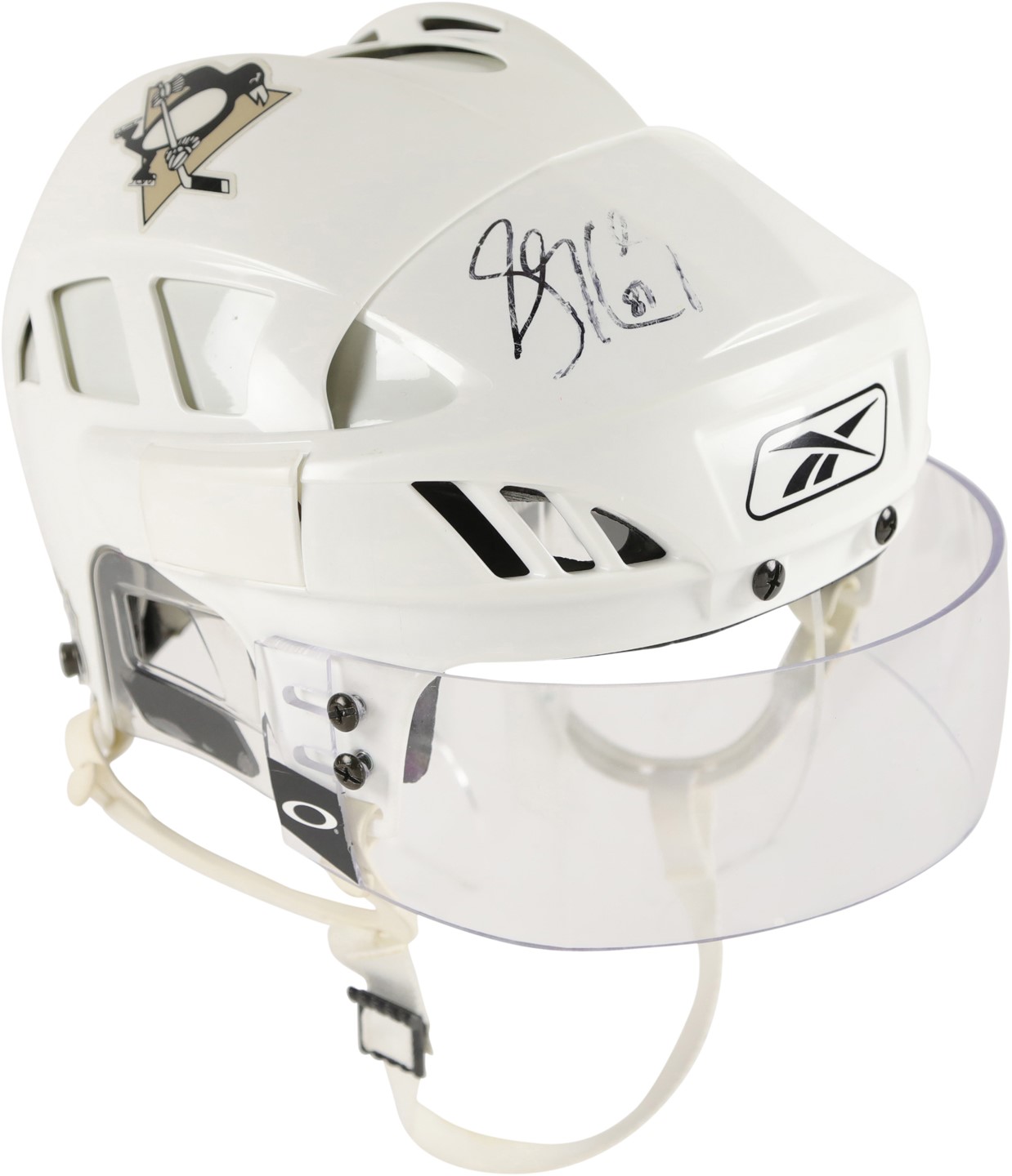Hockey - 2005-06 Sidney Crosby Pittsburgh Penguins Signed Game Worn Rookie Helmet (Joe Toman LOA)