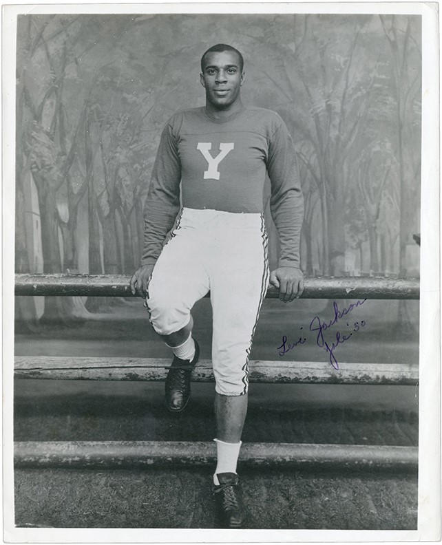 - Levi Jackson Yale University Football Signed Photograph (PSA)
