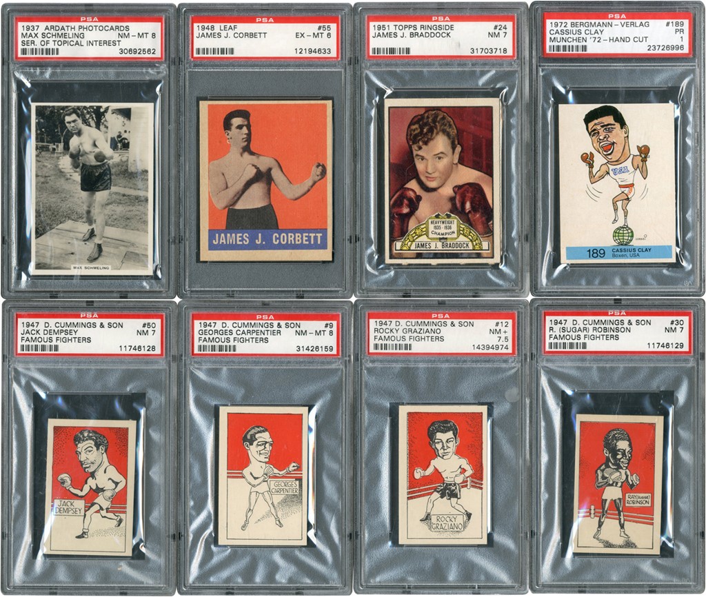 Boxing Cards - 1887-1981 Boxing Card Archive All SGC & PSA (124)