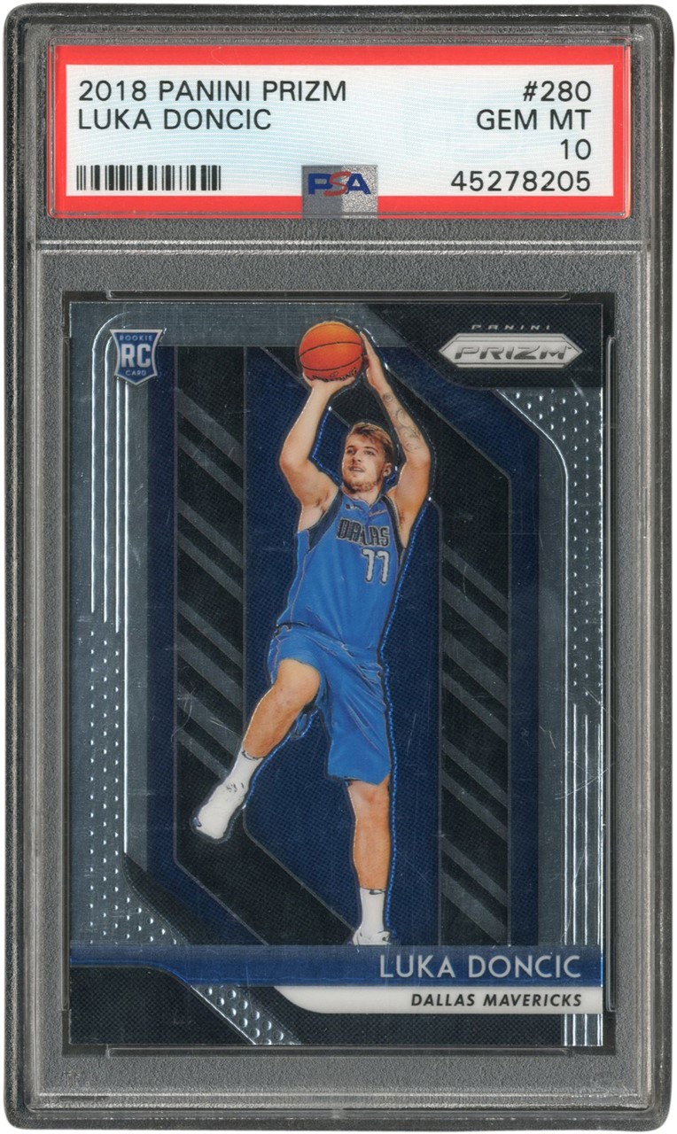 Modern Sports Cards - 2018 Panini Prizm #280 Luka Doncic Rookie PSA GEM MINT 10