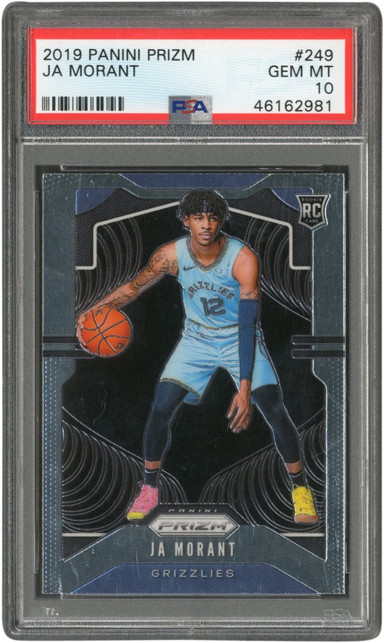 2018 Panini Prizm #249 Ja Morant Rookie PSA GEM MINT 10