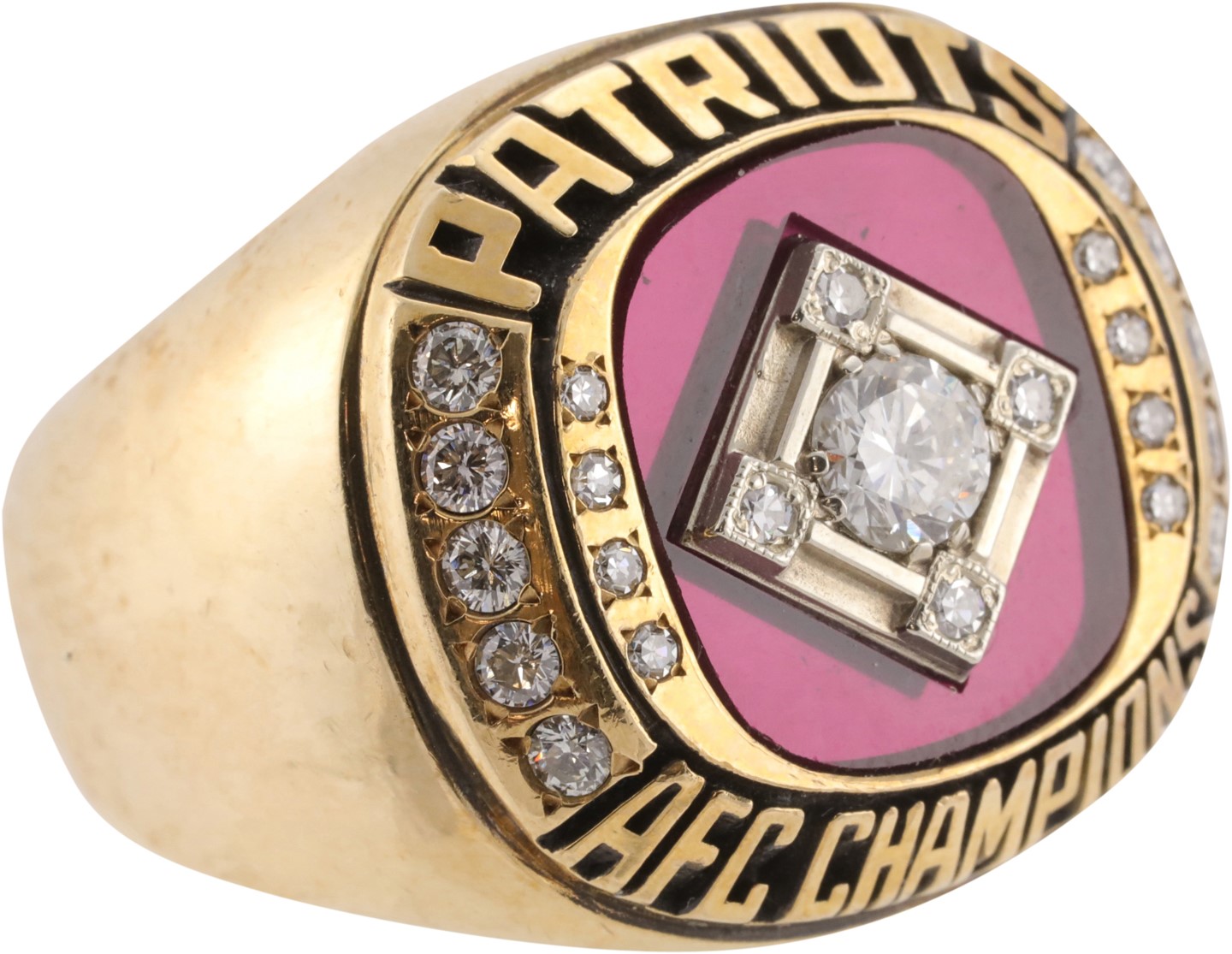 - 1985 New England Patriots AFC Championship Ring