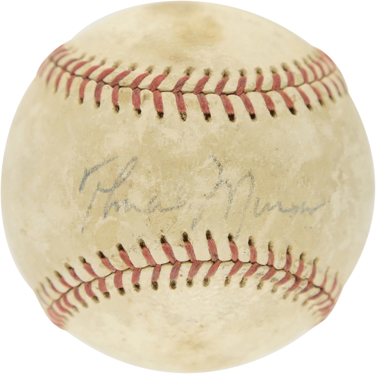 Thurman Munson Single-Signed Baseball (PSA)