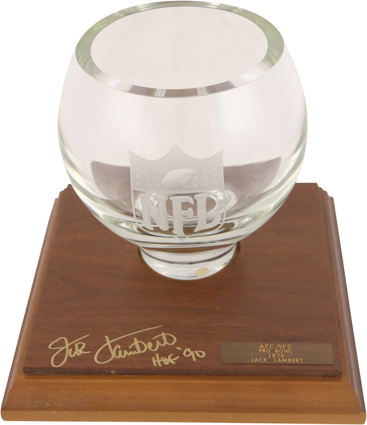 - 1976 Jack Lambert Pro Bowl Award
