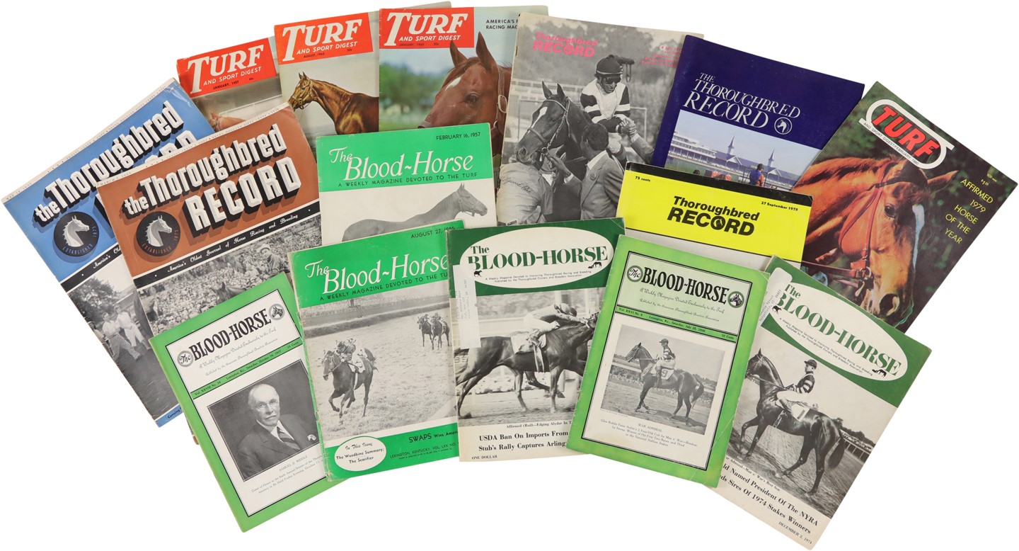 Champion Racehorses All Appearing on the Covers of the Three Leading Horse Racing Publications (86)
