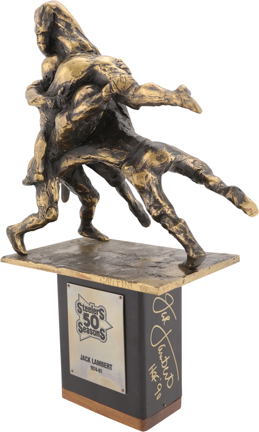 The Jack Lambert Collection - 1982 Jack Lambert Pittsburgh Steelers 50th Anniversary Team Award