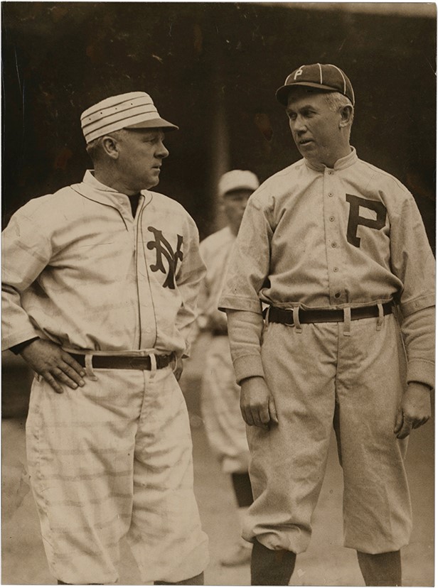 The Brown Brothers Collection - John McGraw and Pat Moran Photograph (PSA Type I)