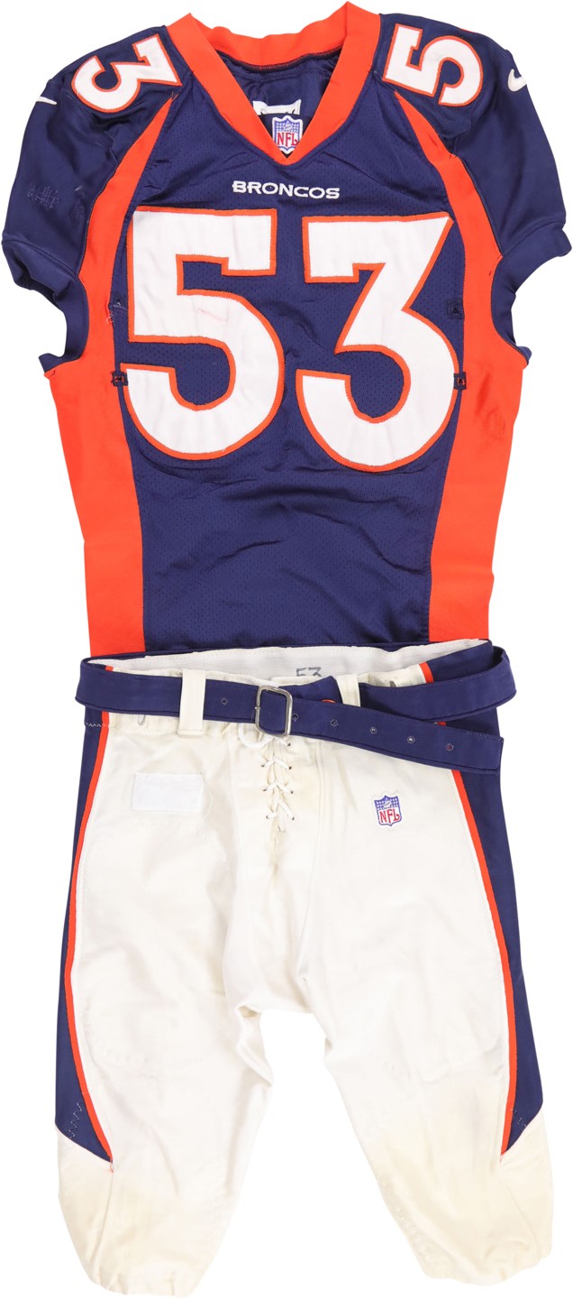 Bill Romanowski Storage Find - 1998 Bill Romanowski Denver Broncos Game Worn Uniform