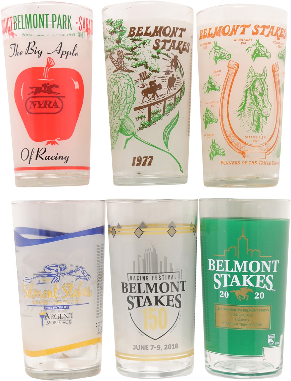 Belmont Stakes Glass Collection