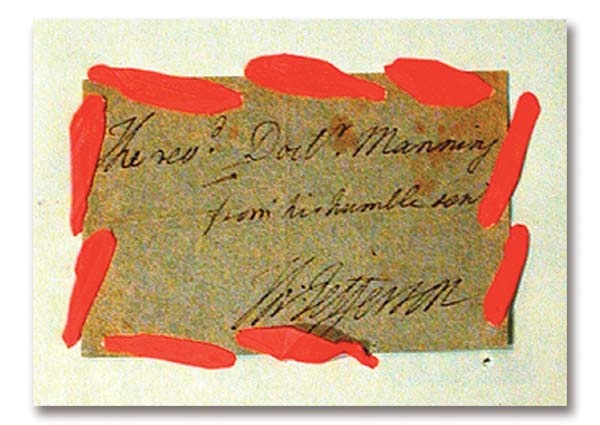 Political - Thomas Jefferson Signature
