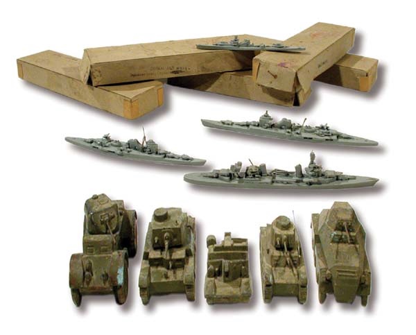 Political - WWII U.S. Military Lead Model Ships