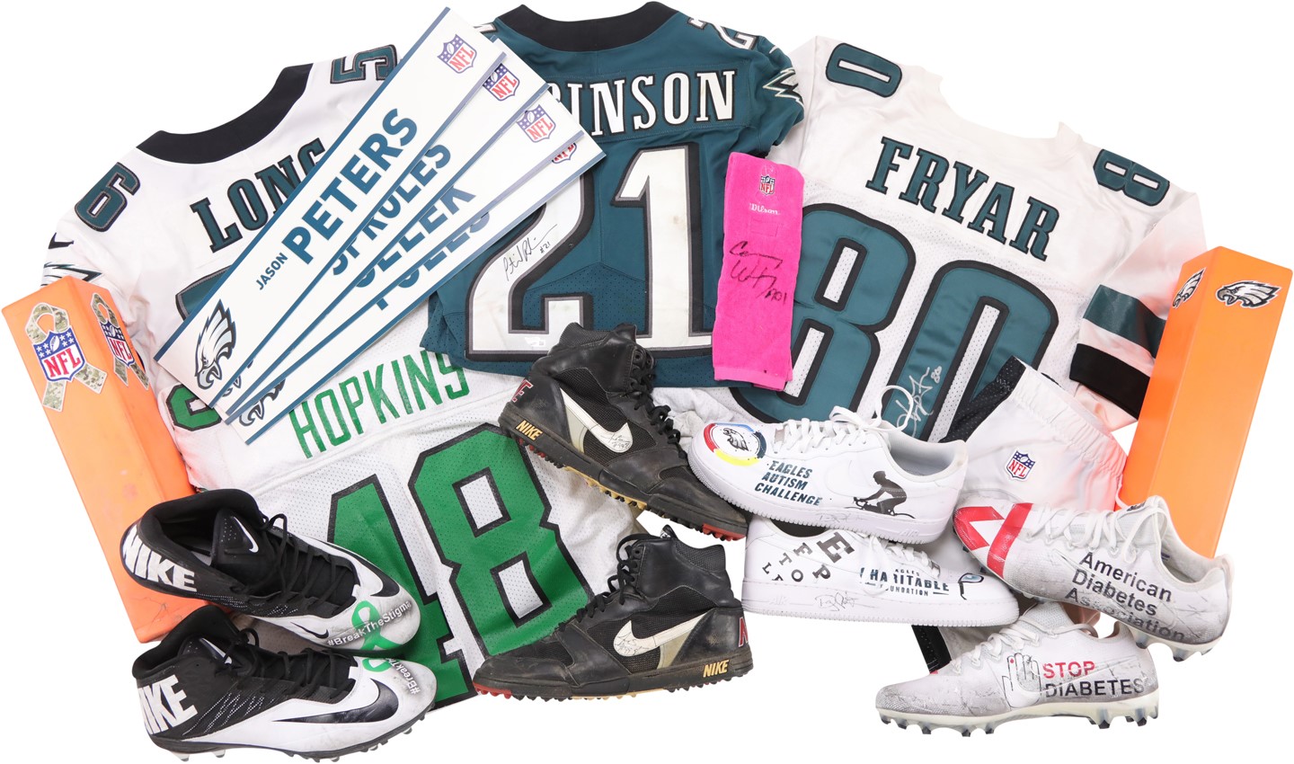 - Philadelphia Eagles Game Used Collection (16)