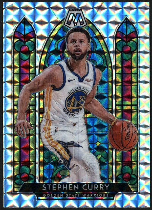 - 2019-20 Panini Mosaic Stained Glass #1 Stephen Curry