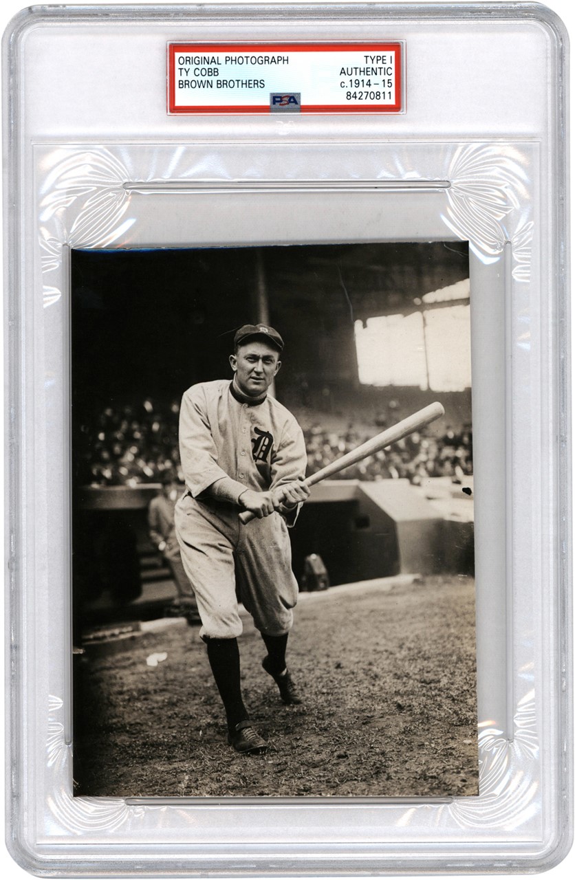 The Brown Brothers Collection - Superb Ty Cobb Photograph (PSA Type I)