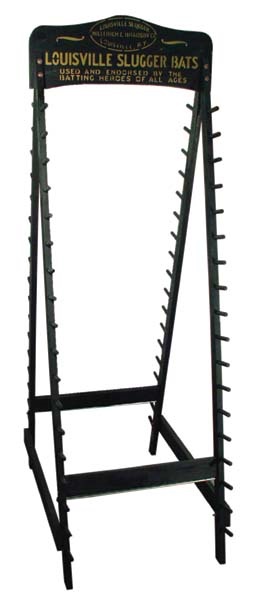 Bats - 1920's Hillerich & Bradsby Bat Rack (65” tall)