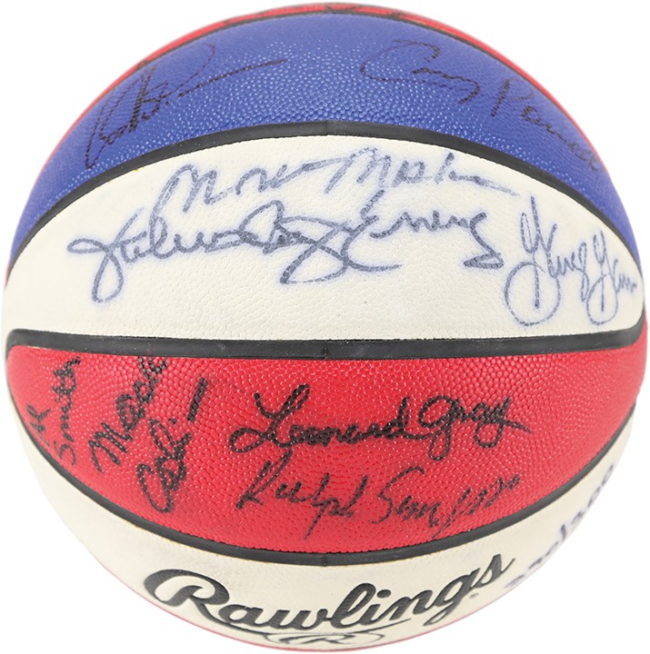 Basketball - ABA Signed Basketball by 25 Players LE 290 of 300