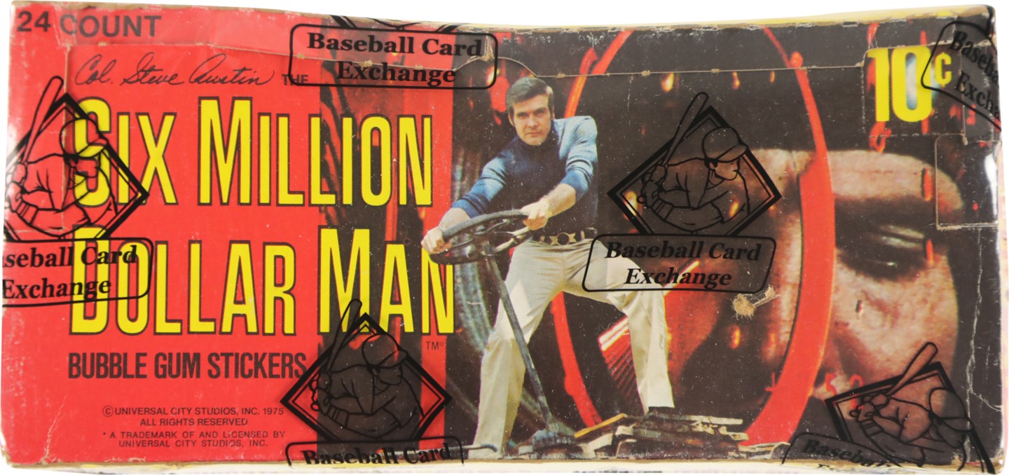 - 1975 Donruss Six Million Dollar Man Unopened Wax Box (BBCE)