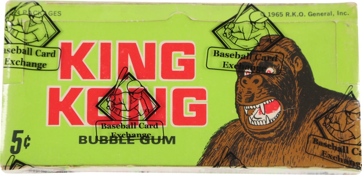 - 1965 Donruss King Kong Unopened Wax Box (BBCE)