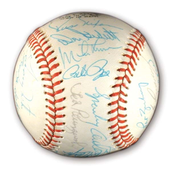 Sold at Auction: 1983 CINCINNATI REDS TEAM AUTOGRAPHED BALL